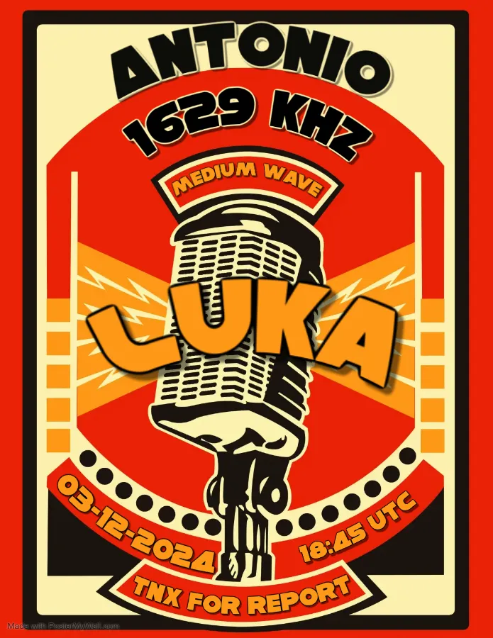 Recibida E-QSL de Radio Luka